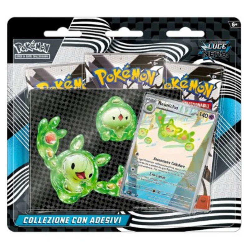 Bundle Luce Nera - Reuniclus - Collezione con Adesivi & Segreto Fiabesco - 3 Pack Blister Pecharunt (ITA)
