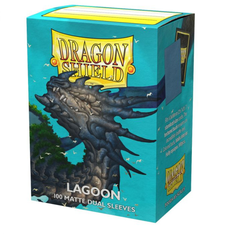 Buste Standard Dual Matte Lagoon Saras 100pz - DRAGON SHIELD