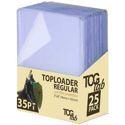TcgLab Toploader Classic Blue con Film Protettivo - (Box 25pz)
