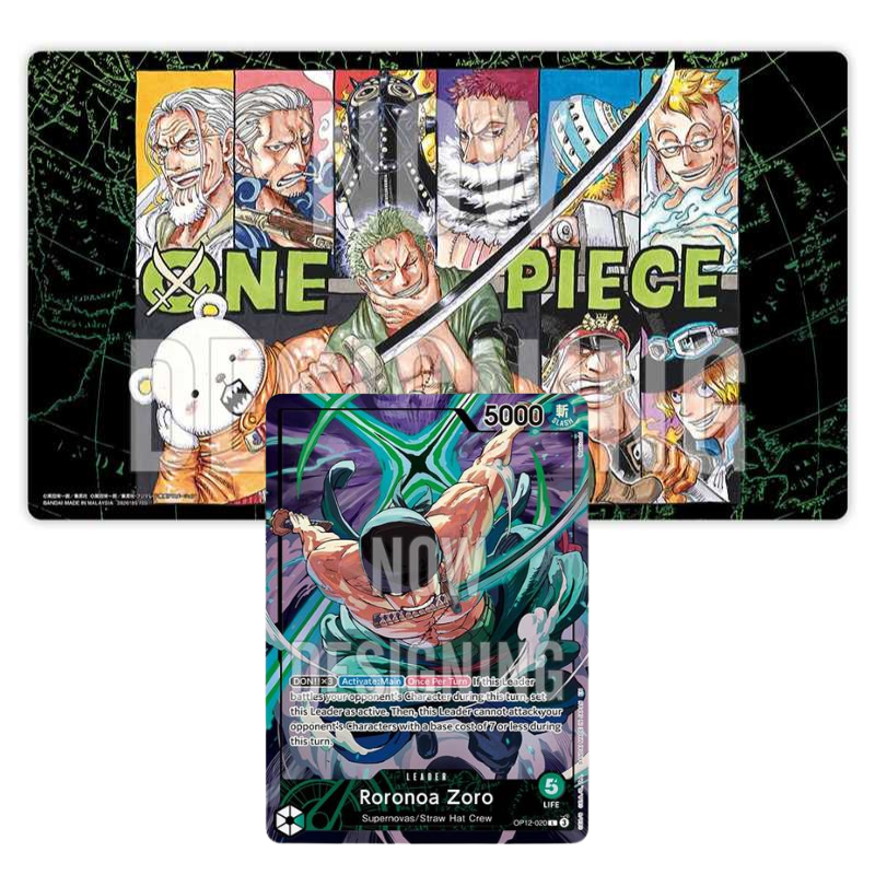 One Piece Official playmat edizione limitata vol.4 - Zoro Leader Alt