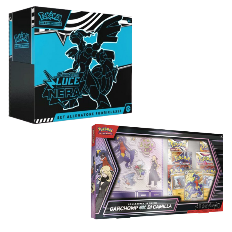 Bundle ETB Luce Nera & Collezione Garchomp (ITA)