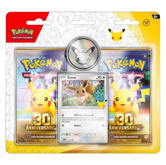 Pokemon 30 Anniversario – Blister 2 Buste ITA