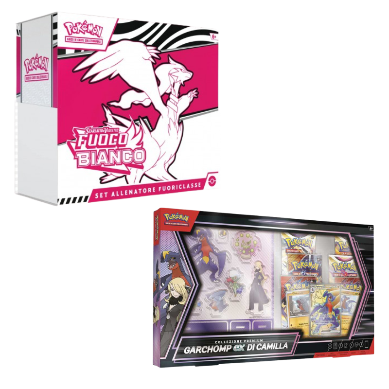 Bundle ETB Fuoco Bianco & Collezione Garchomp (ITA)