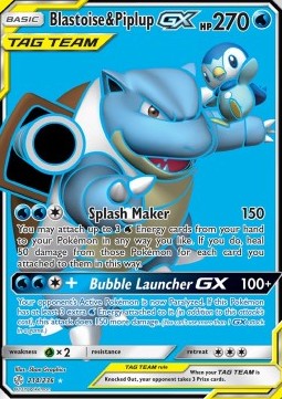 Blastoise & Piplup GX