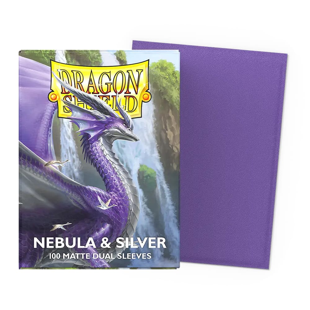 Dragon Shield Sleeves Dual Matte 100 APPLE NEBULA & SILVER