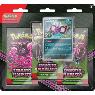 Pokémon 30 Anniversario Bundle 6 buste (IT) + Scarlatto & Violetto: Segreto Fiabesco - 3 Pack Blister Pecharunt (ITA)