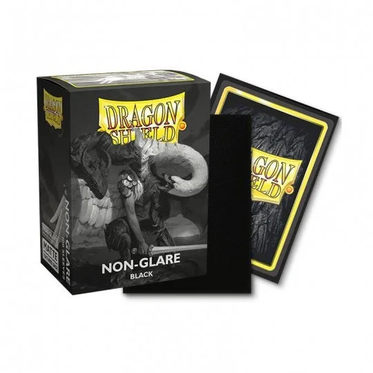 Dragon Shield Sleeves Matte NONGLARE 100 BLACK