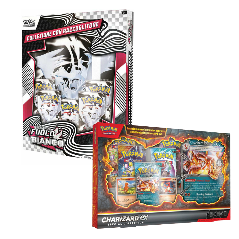 Bundle Fuoco Bianco - Collezione con Raccoglitore & Collezione Charizard ex (ITA)