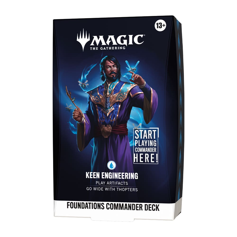 Magic: The Gathering Foundations Commander Deck Keen Engineering ENG