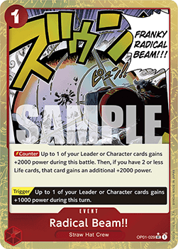 Radical Beam!! (OP01-029) (V.3)