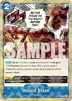 Hound Blaze (OP05-057) (V.2)