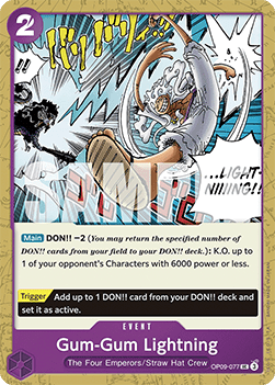Gum-Gum Lightning (OP09-077)
