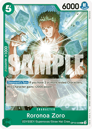 Roronoa Zoro (OP10-038)
