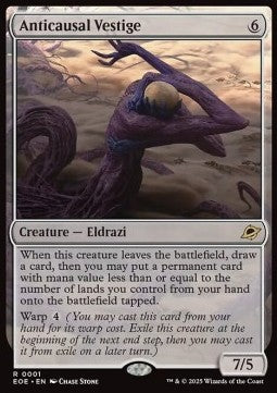 Anticausal Vestige