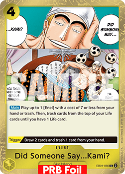 Did Someone Say...Kami? (EB01-060) (V.2)