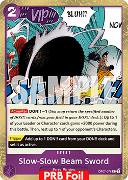 Slow-Slow Beam Sword (OP07-076) (V.2)