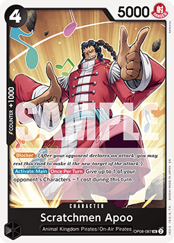 Scratchmen Apoo (OP08-087) (V.1)