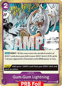 Gum-Gum Lightning (OP09-077) (V.2)