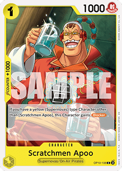 Scratchmen Apoo (OP10-108) (V.1)