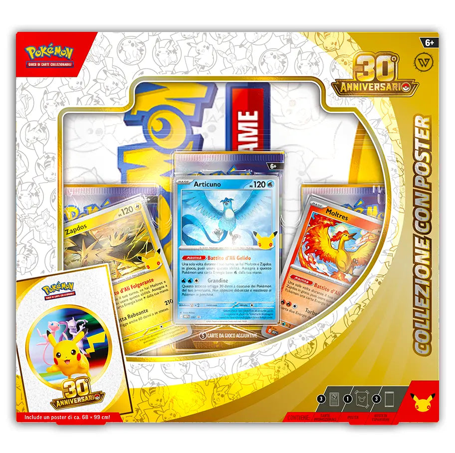 Pokemon 30 Anniversario – Collezione con Poster ITA