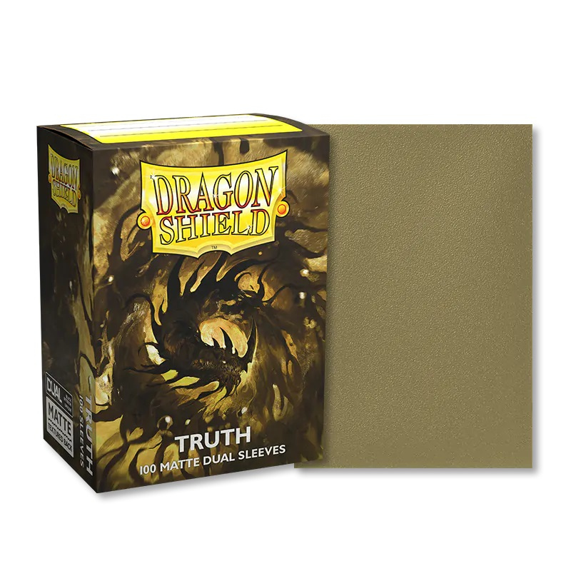 Buste Standard Dual Matte Truth 100pz - DRAGON SHIELD