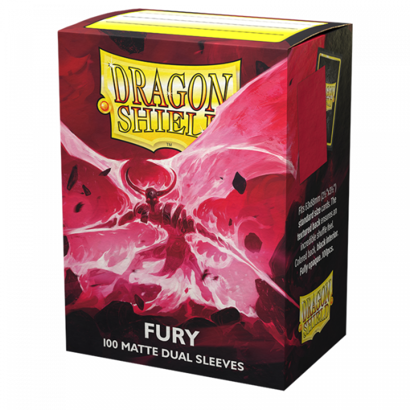 Buste Standard Dual Matte Fury Alaric Crimson King 100pz - DRAGON SHIELD