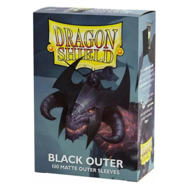 Dragon Shield Sleeves Black Outer 100 Matte