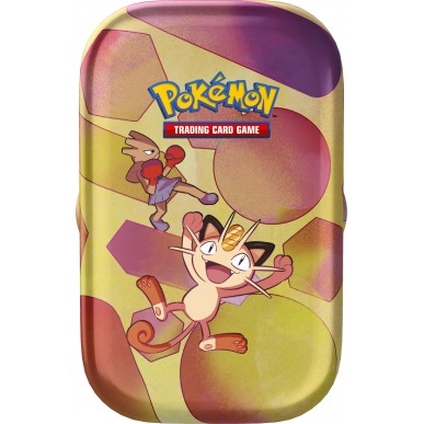 Meowth & Hitmonchan - Mini Tin Scarlatto & Violetto 151 (ITA)