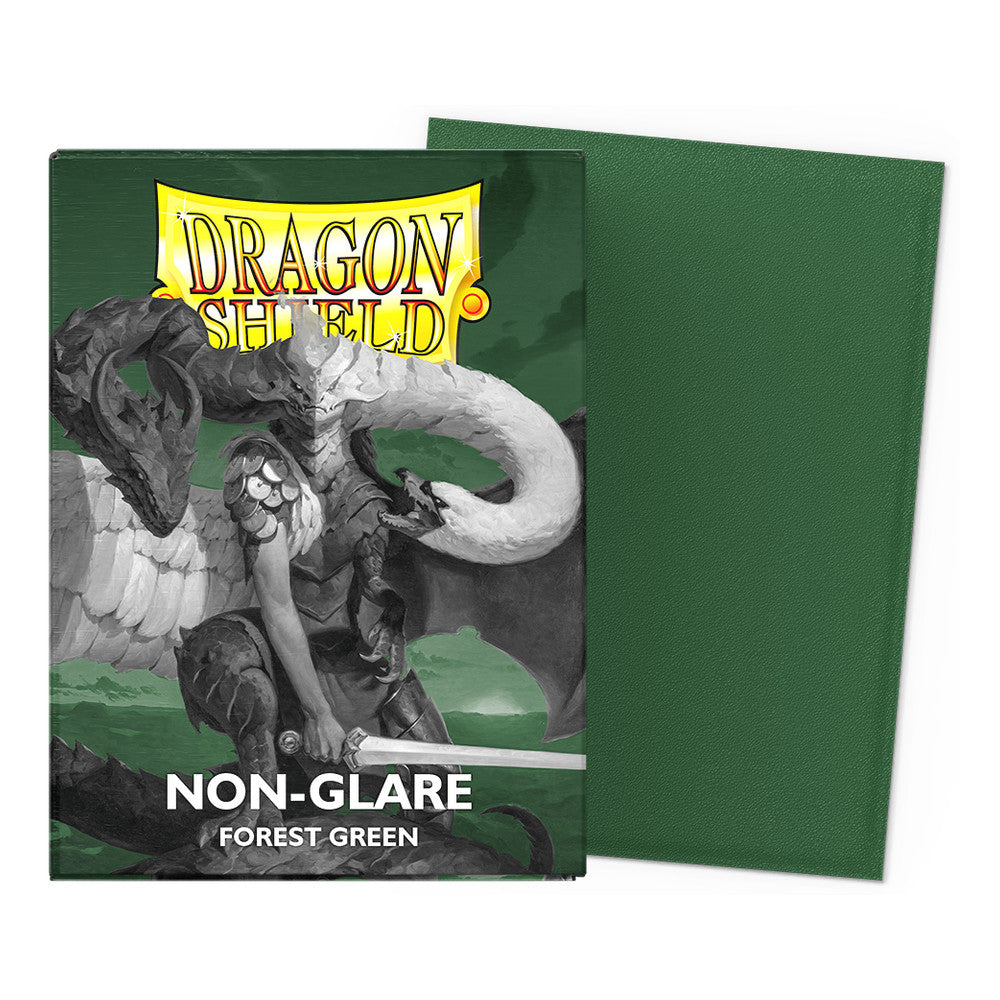 Dragon Shield Sleeves Matte NONGLARE 100 FOREST GREEN
