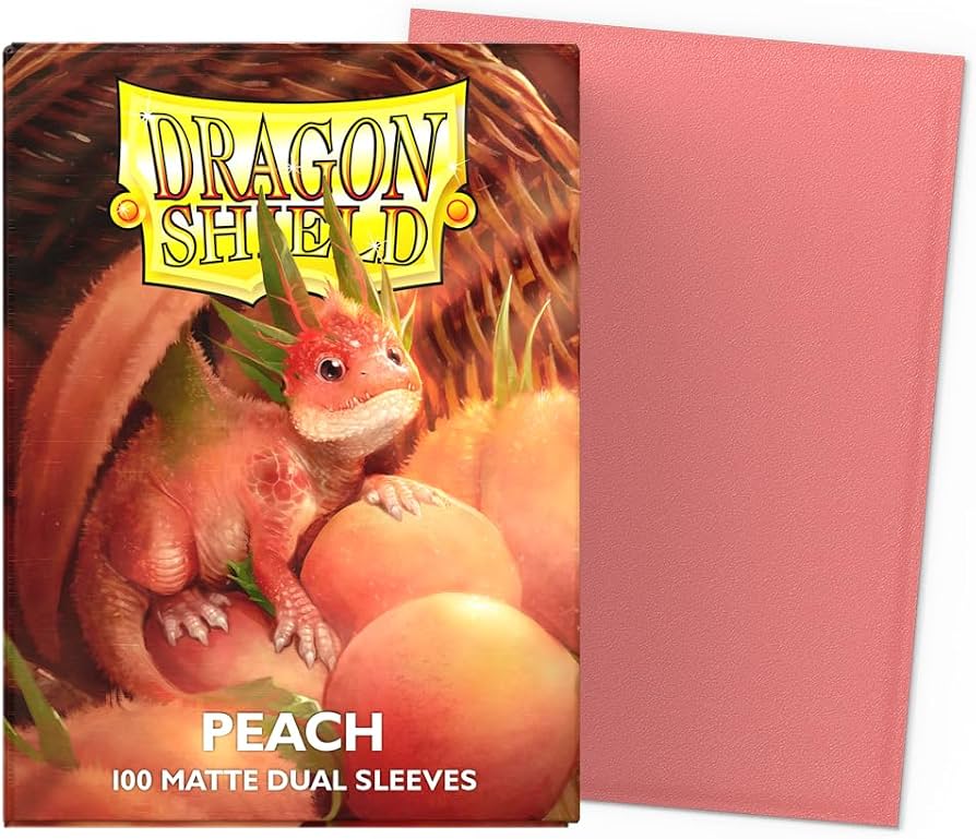 Dragon Shield Sleeves Dual Matte 100 PEACH