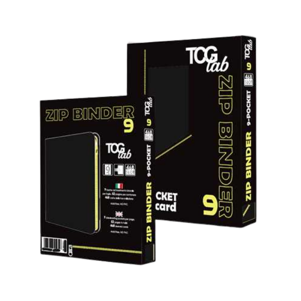 TCGLab Zip Binder 4 (4-Pocket 208 card) - Nero