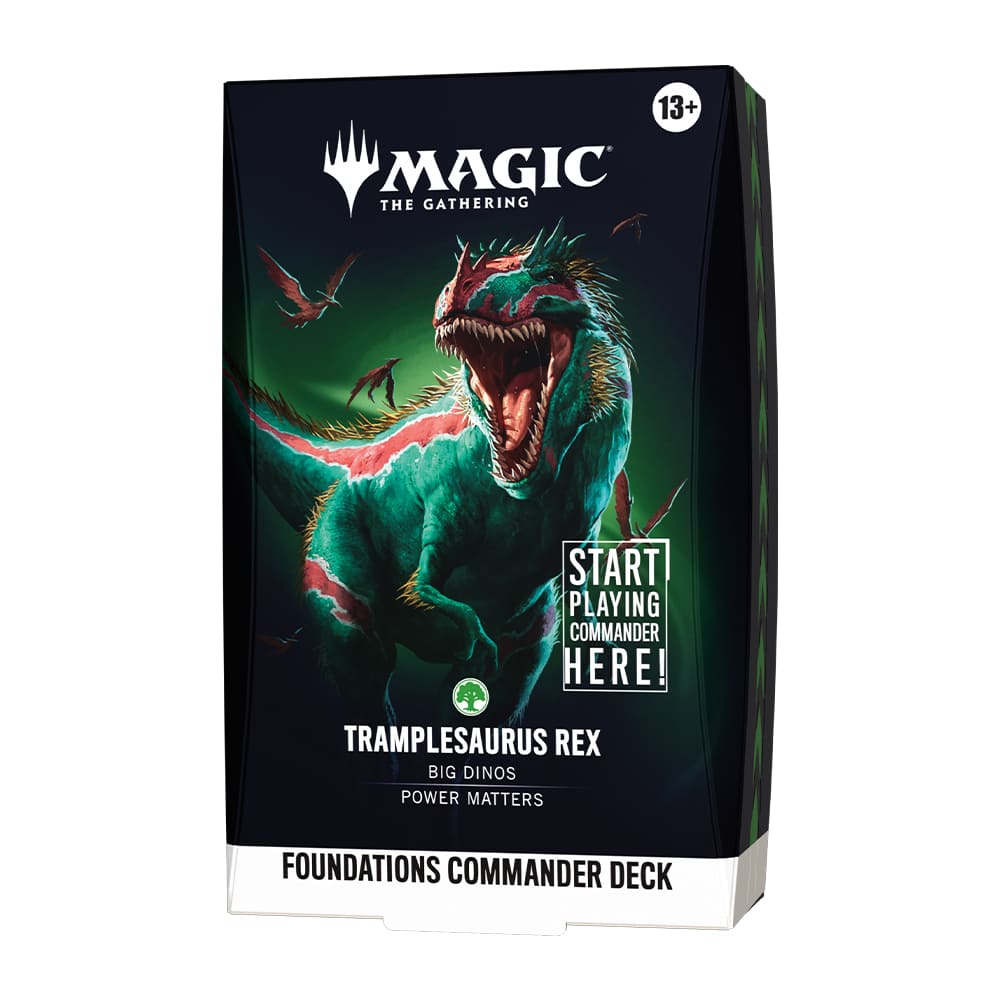Magic: The Gathering Foundations Commander Deck Tramplesaurus Rex ENG