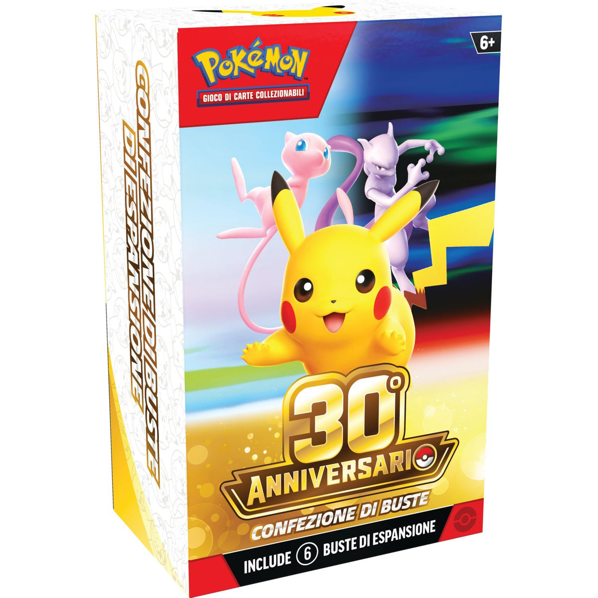 Pokémon 30 Anniversario Bundle 6 buste (IT) + Scarlatto & Violetto: Segreto Fiabesco - 3 Pack Blister Pecharunt (ITA)