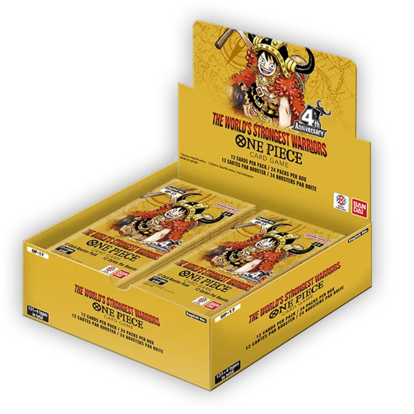 One Piece Card Game - The World's Strongest Warriors OP17 - Display da 24 Buste (ENG)