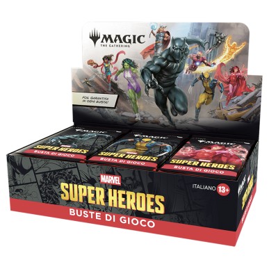 Marvel's Super Heroes - Play Booster Display da 30 Buste (ITA)  Magic The Gathering