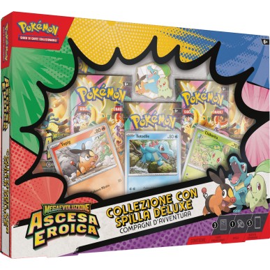 Megaevoluzione: Ascesa Eroica - Collezione con Spilla Deluxe - Compagni d'Avventura (ITA)