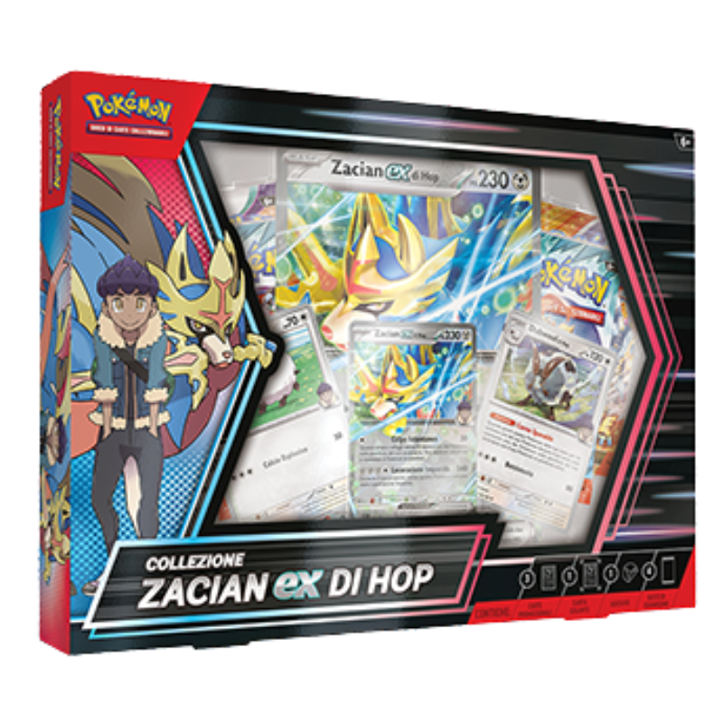 Bundle Zacian ex - Tin & Collezione Zacian-EX di Hop (ITA)