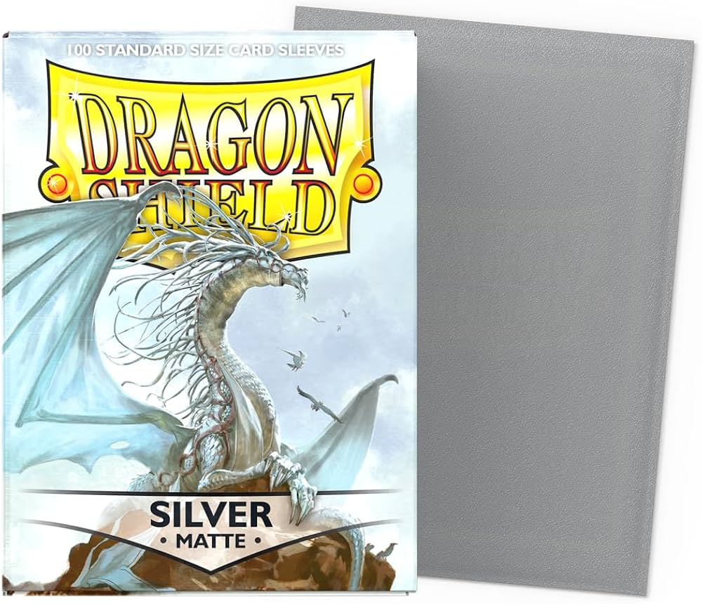 Dragon Shield Sleeves Matte 100 SILVER