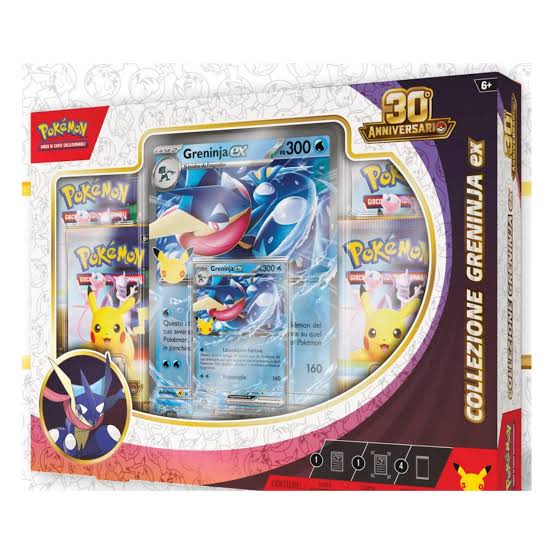 Pokémon 30 Anniversario Collezione Sylveon-ex e Greninja-ex ITA + Collezione Mega Latias ex (ITA)