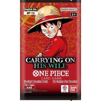 One Piece Card Game - Carrying on his Will OP13 - Display da 20 Buste (ENG)